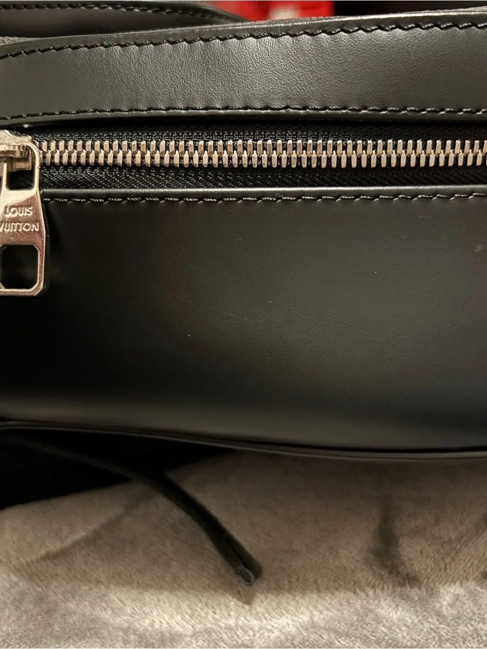 Louis Vuitton Black Damier Graphite Backpack with Silver Hardware